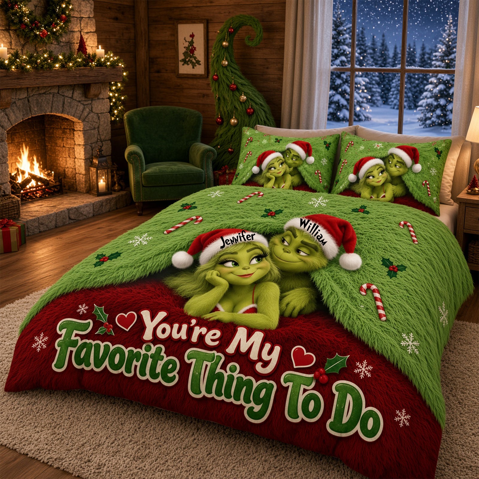 You Are My Favorite Thing To Do Quilt Bed Set - Personalized Gifts For Couple 07nalu170926-Homacus