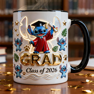 Cute Chaos Graduate Magic Mug - Personalized Gifts For Graduates 01TGTA230426-Homacus