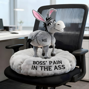 Fun Donkey Office Worker Pillow, Personalized Gifts For Coworker 03qhdt151125-Homacus