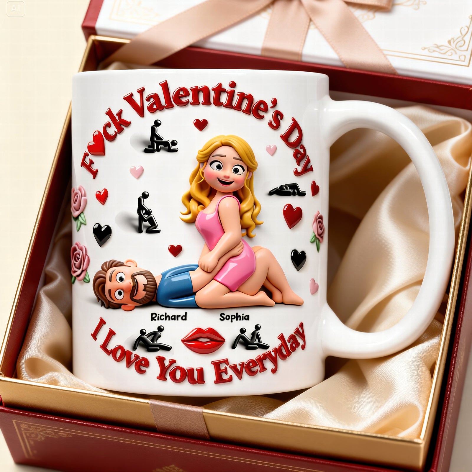 Couple Love You Everyday Coffee Mug - Personalized Gifts For Couple 05naqn311225-Homacus