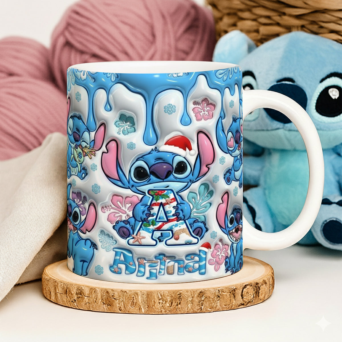 Tropical Christmas Coffee Mug Personalized Gifts 08TGLU241125-Homacus