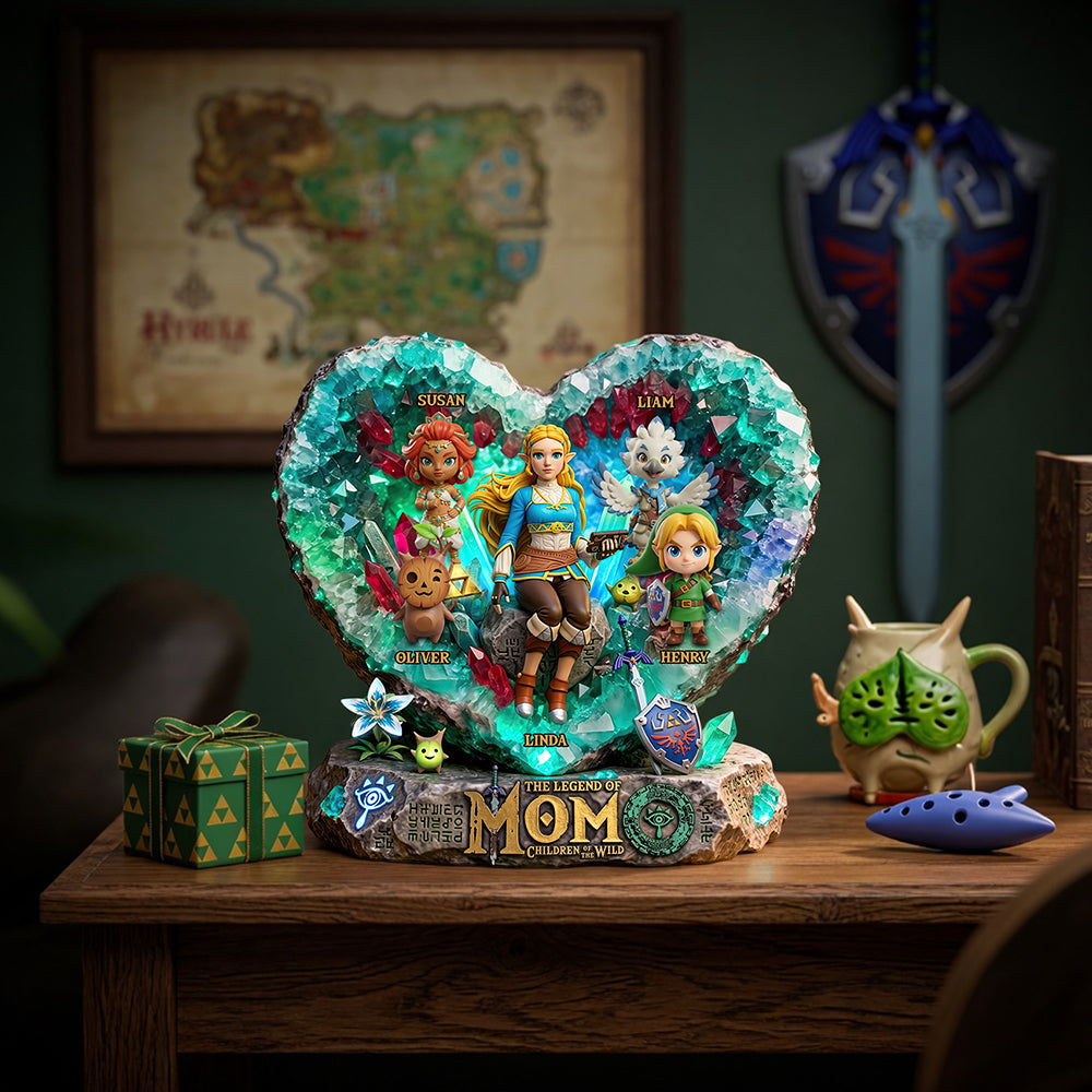 Mom with Little Legends Acrylic Plaque - Personalized Gifts For Mom 01HUDT180426-Homacus