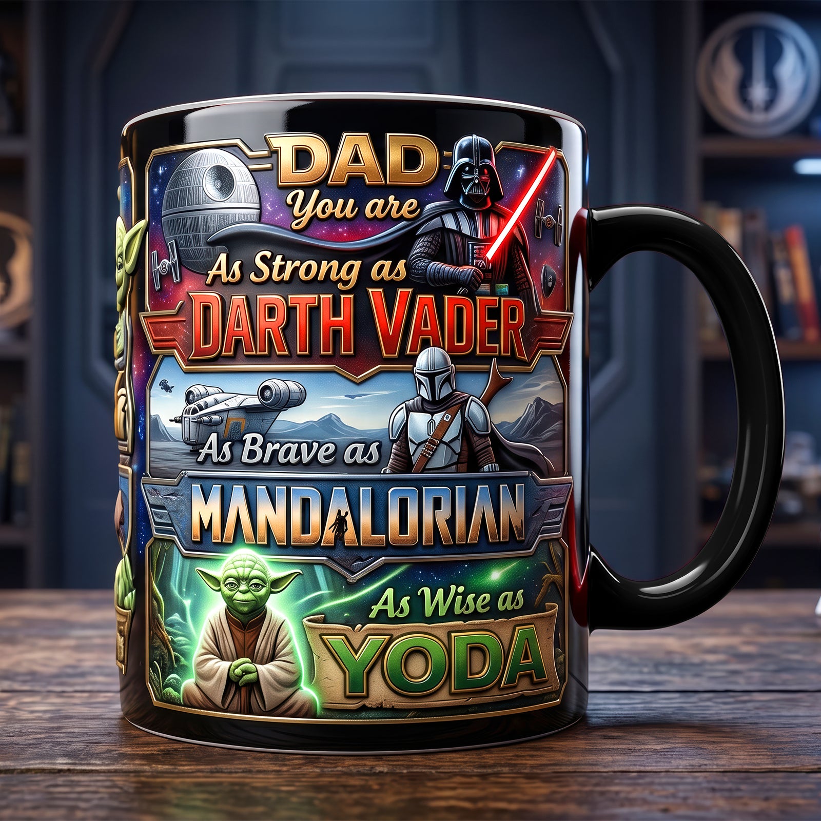 Cosmic Dad Magic Coffee Mug - Personalized Gifts For Dad 03paqn080526-Homacus