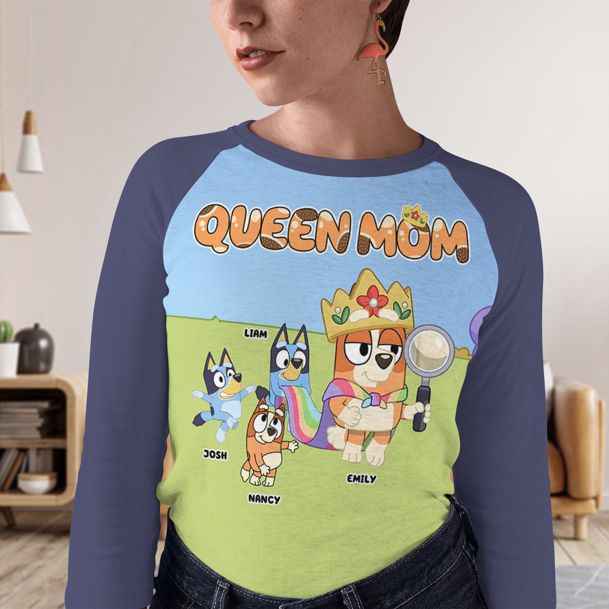 Personalized Gifts For Mom Raglan Long Sleeves Shirt 05OHPU160424-Homacus