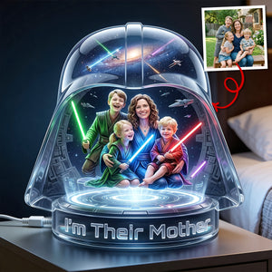Universe Family Lightbox - Custo Photo Gifts For Family Custom Shape Acrylic Light Box 01NATN310326-Homacus