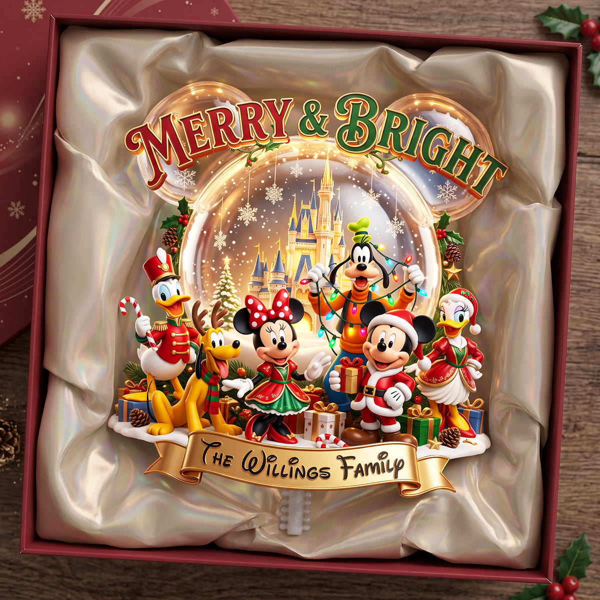 Merry Family Tree Topper - Personalized Christmas Gifts For Family 01pata120826-Homacus
