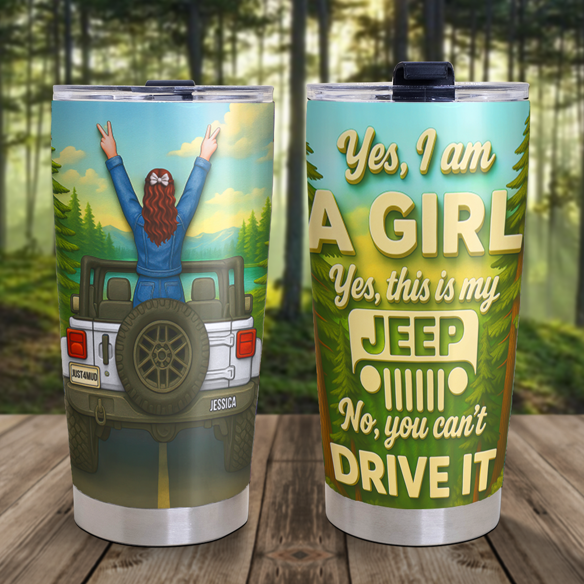 Off-Road Girl Tumbler - Personalized Gifts For Off-Road Lovers 03hupu070525-Homacus