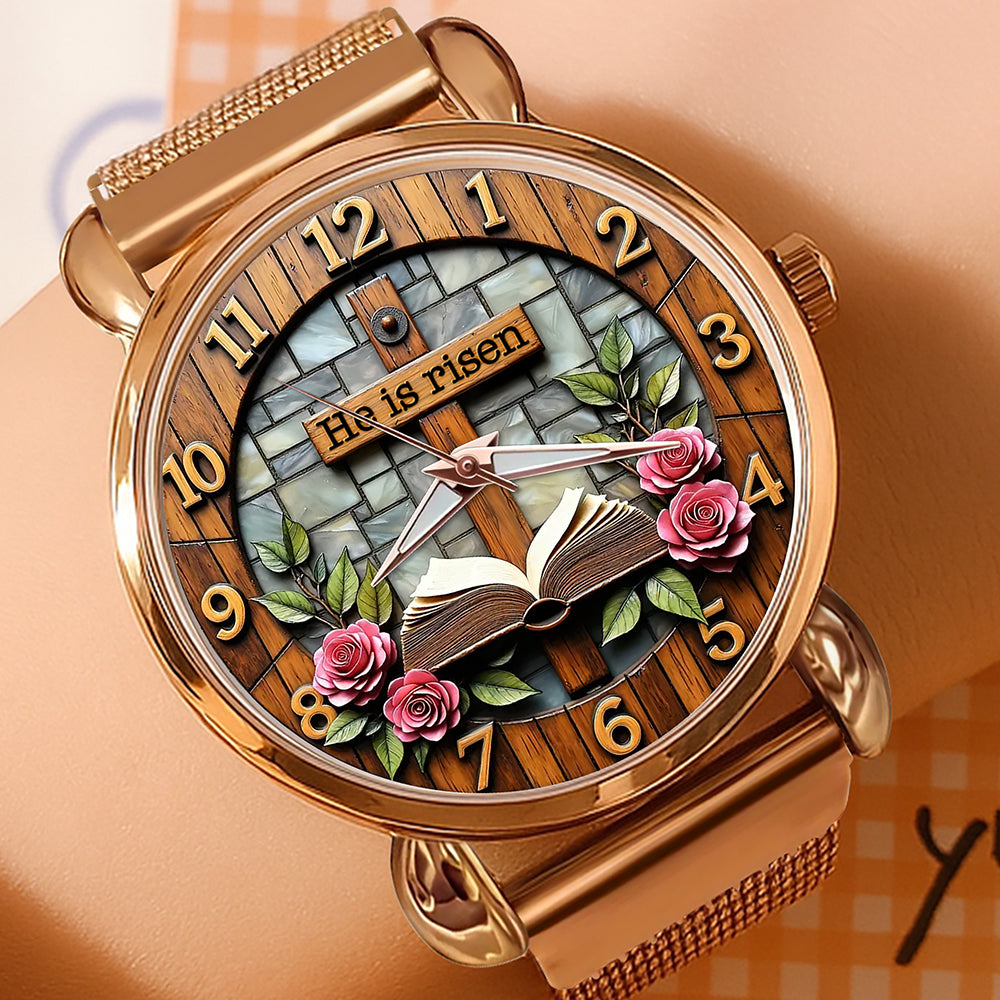 Jesus Blessing Mesh Strap Quartz Watch – Personalized Gifts For Jesus Lovers 01huqn250725-Homacus