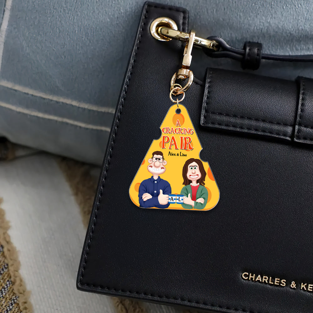 Personalized Gifts For Couple Keychain A Cracking Pair 02OHMH110225PA-Homacus