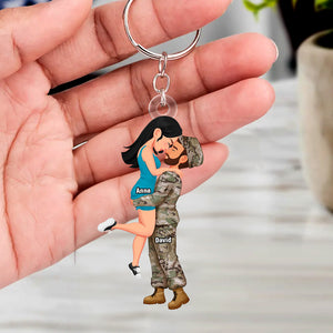 Personalized Gifts For Couple Keychain 05qhtn100125pa Custom Job Costumes-Homacus