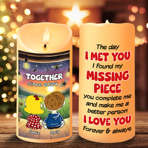 Personalized Gifts For Couple LED Candle I Love You Forever And Always 04TODT021224HG-Homacus