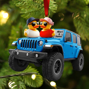 Ducking Off-road Duo Ornament , Personalized Gifts For Off-road Couple 06qhqn301025-Homacus