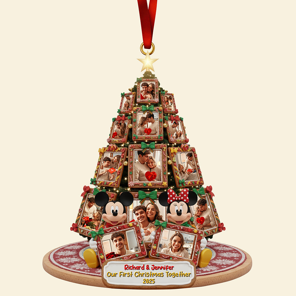 First Christmas Together Ornament - Custom Photo Gifts For Couple 06hyqn151025-Homacus