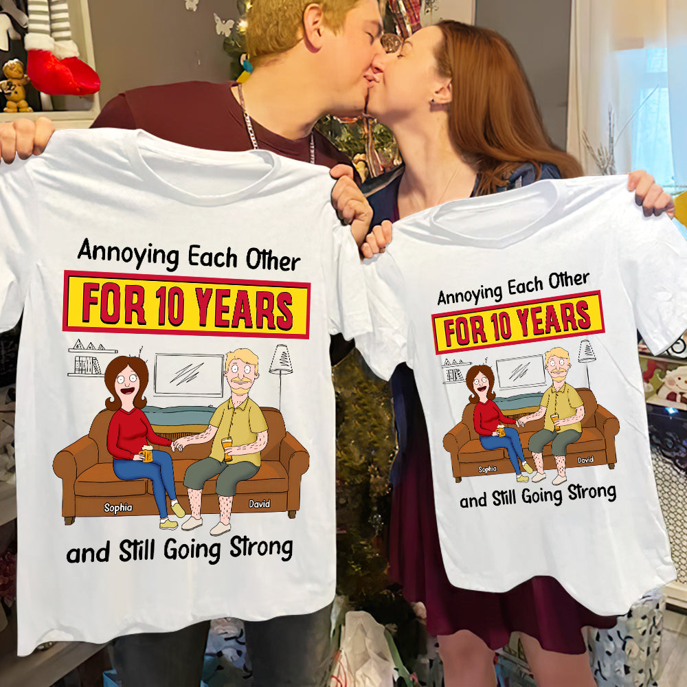 Personalized Gifts For Couple Shirt Annoying Each Other 03OHDT050325PA-Homacus