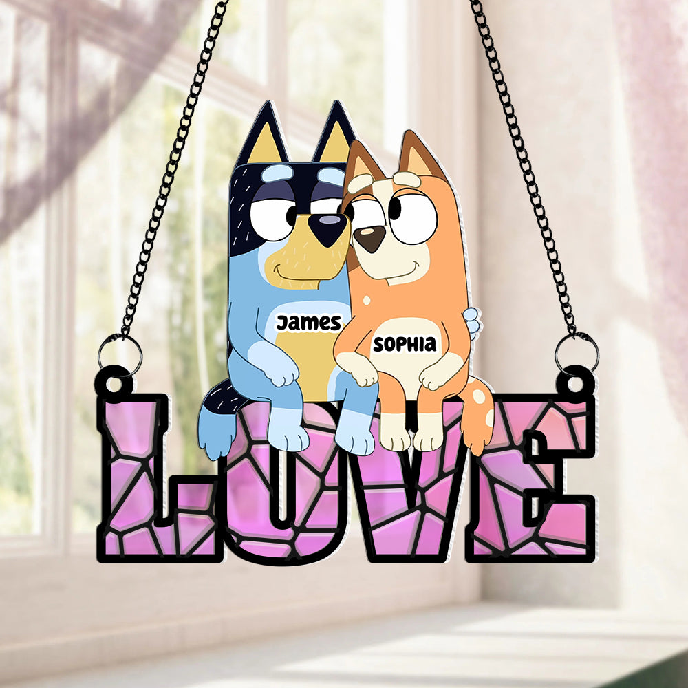 Personalized Gifts For Couple Suncatcher Ornament 03natn150524-Homacus