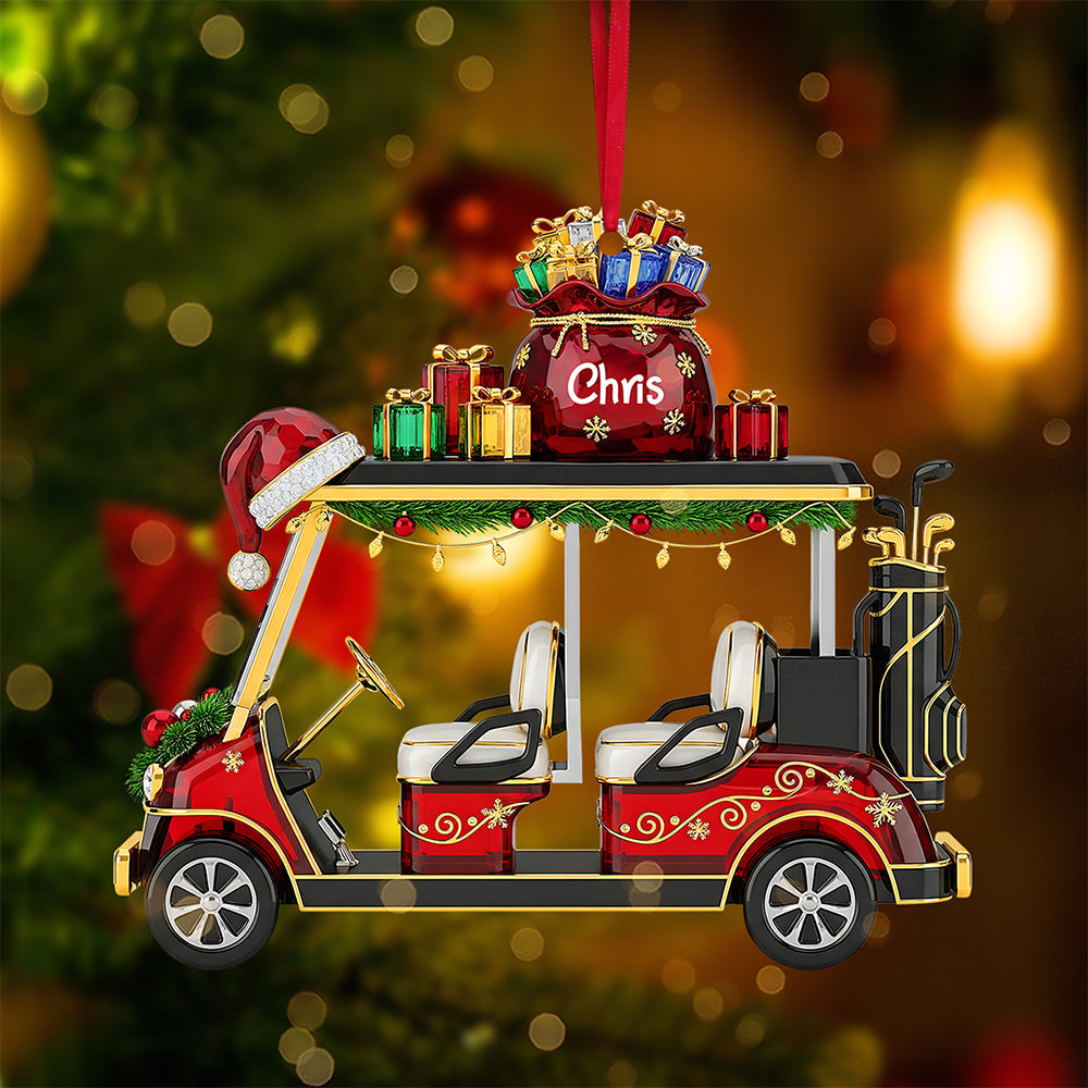Golf Cart Ornament - Personalized Gifts For Golf Lovers 01ohta180825-Homacus