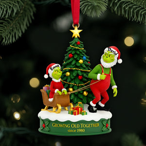 Personalized Christmas Gifts For Old Couple Acrylic Ornament 10tolu041125-Homacus