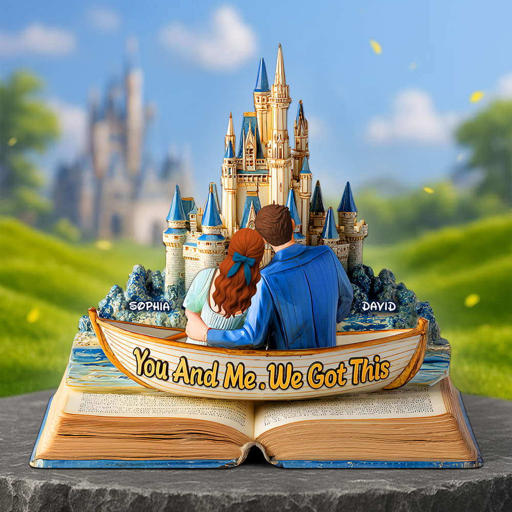 Back Hugging Couple Acrylic Plaque- Personalized Gift For Couple 01TGPU210525-Homacus