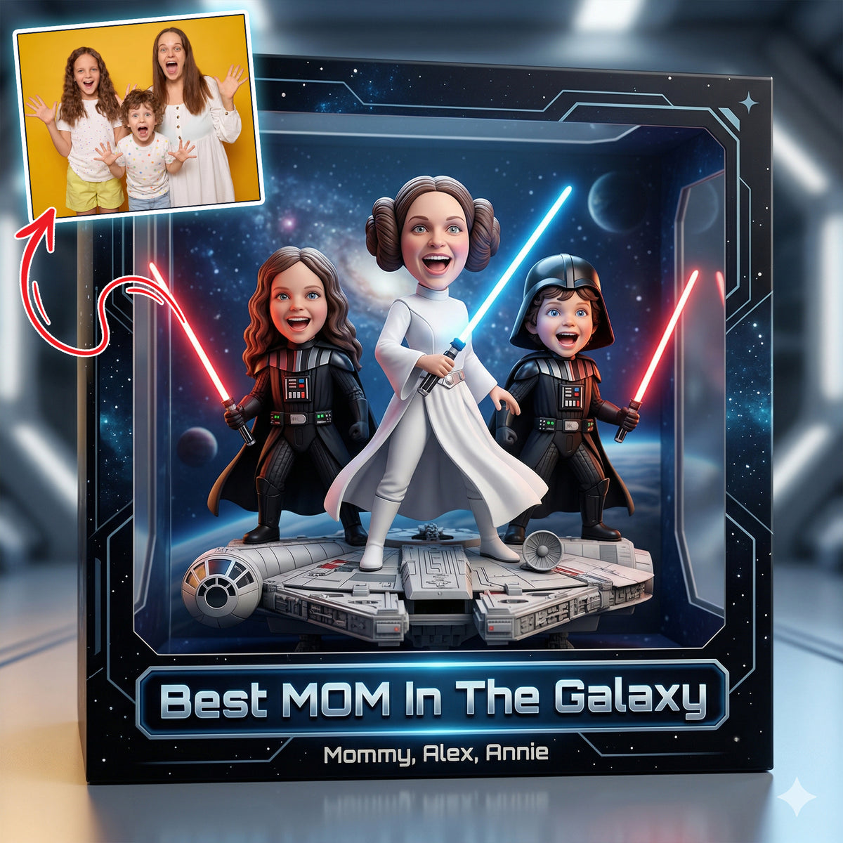 Custom Photo Fantastic Mom Troop Acrylic Plaque, Personalized Gifts For Moms 03qhlu260326-Homacus