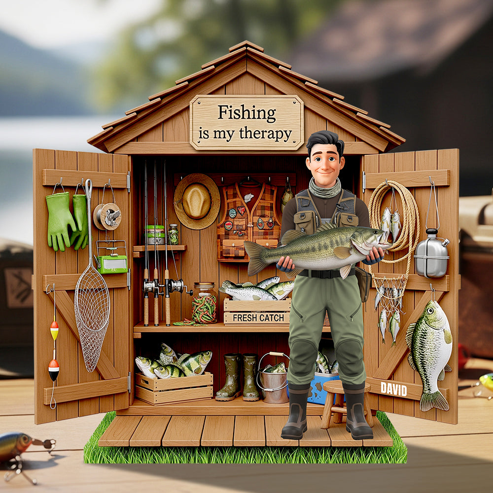 Fishing Acrylic Plaque - Personalized Gifts for Fishing Lovers 01OHDT230625-Homacus