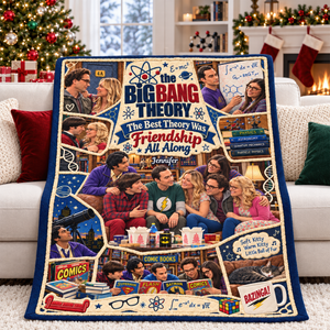 Science & Sitcom Friends Christmas Blanket - Personalized Gifts For TV Show Lovers 06TTQN081026-Homacus