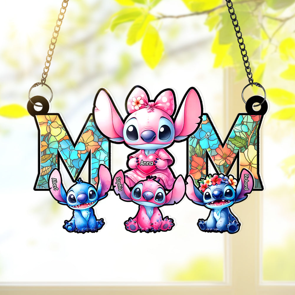 Personalized Gifts For Mom Window Hanging Suncatcher Ornament 02ohqn280225-Homacus