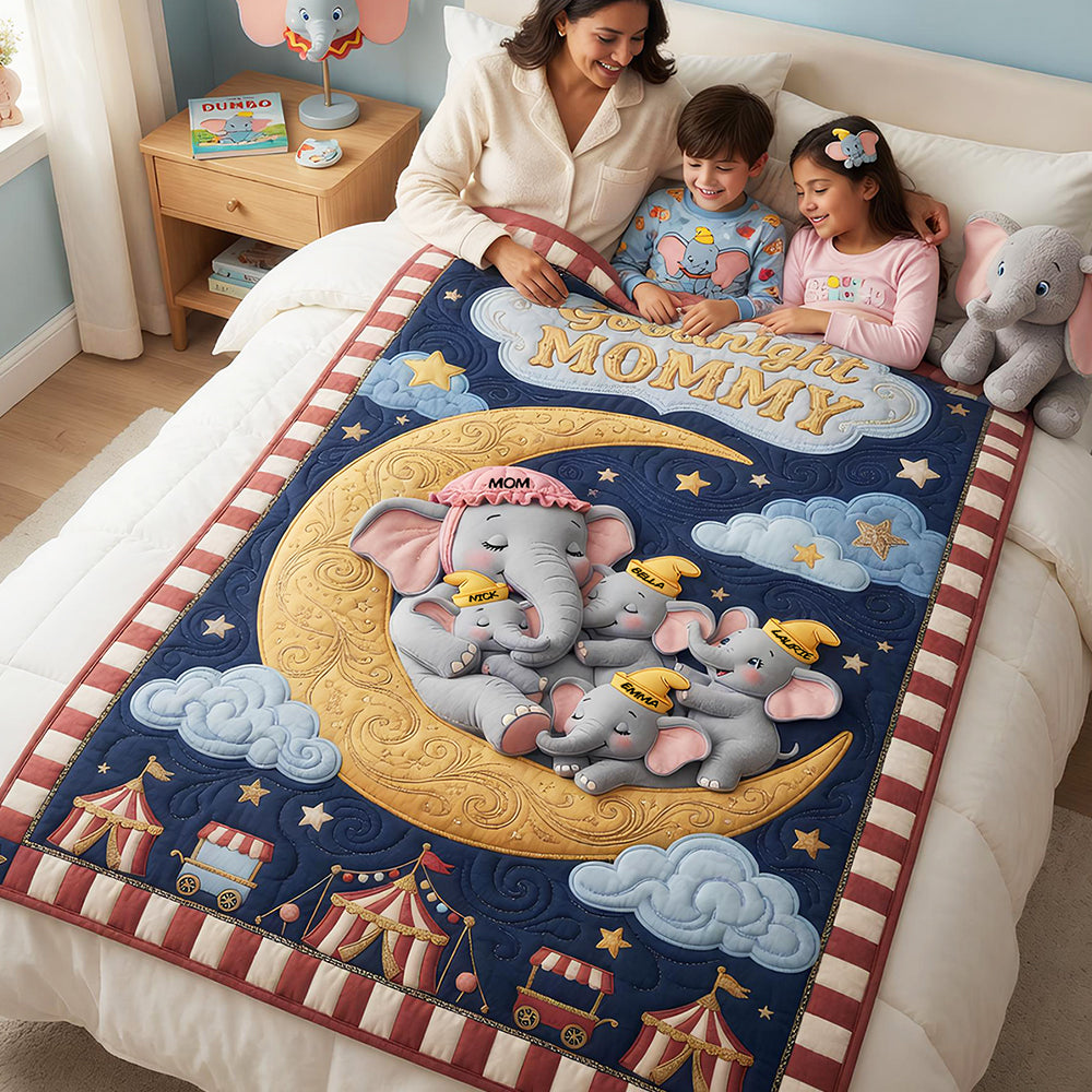 Goodnight Mommy Blanket - Personalized Gifts For Moms 01padt220426-Homacus