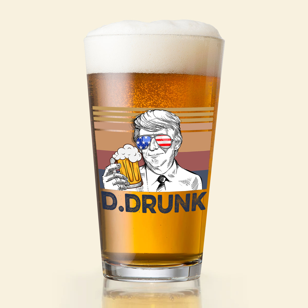 Personalized Gifts For Men Beer Glass 03HUDT170624-Homacus