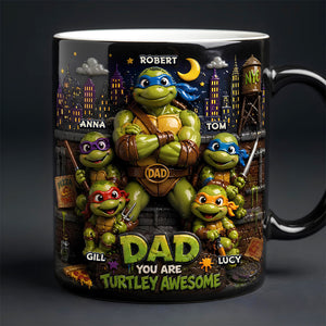 Funny Fighter Dad And Kids Magic Mug - Personalized Gifts For Dads 05todt300426-Homacus