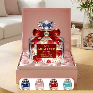 Toile de Jouy Mom Perfume Acrylic Plaque - Personalized Gifts For Mother's Day Plaque 02PGMG110326-Homacus