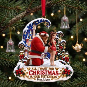Naughty Fairy Tale Couple Christmas Ornament - Personalized Gifts For Couple 01ohlu220926-Homacus
