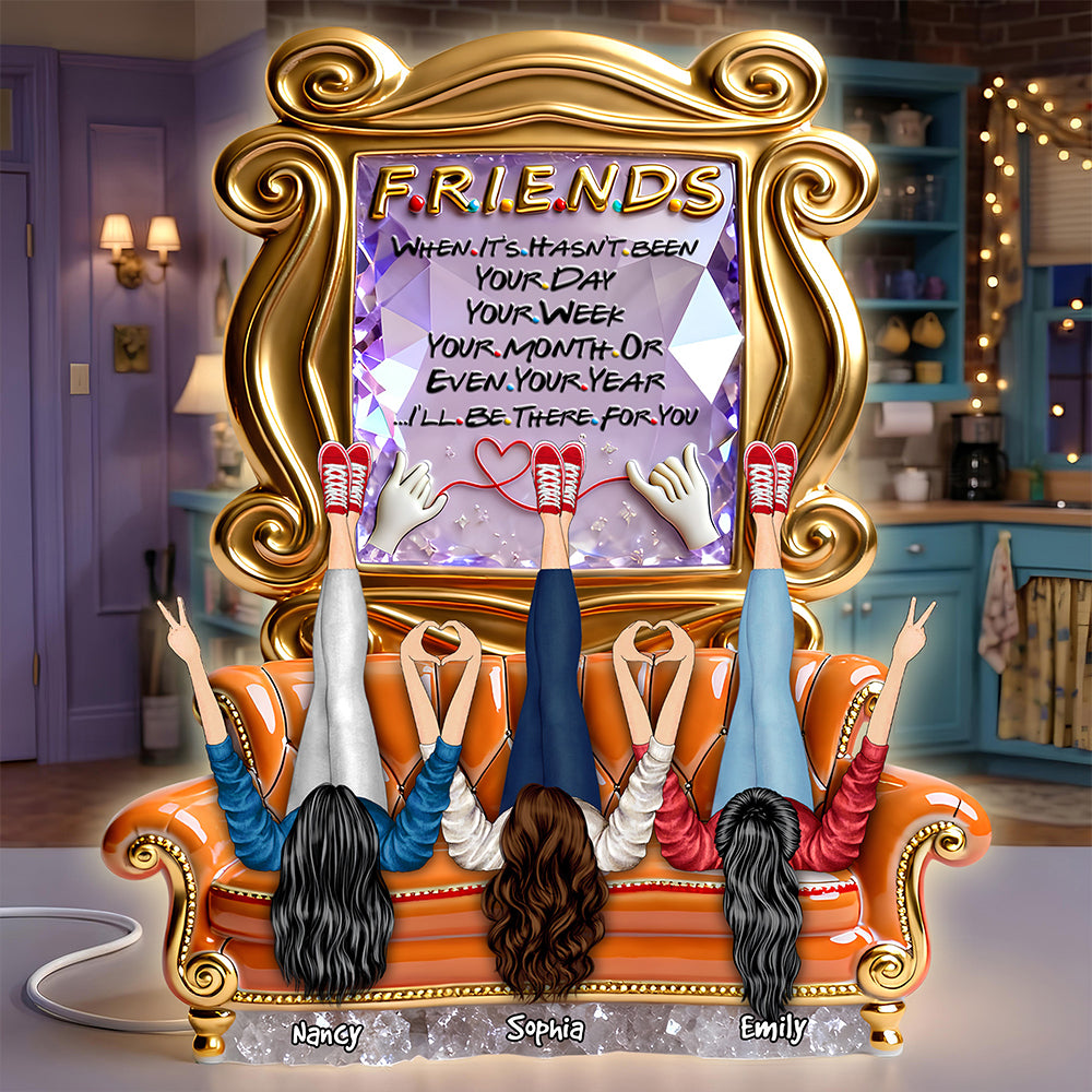 Besties Sticked Together Light Box, Personalized Gifts For Besties 04qhdt021225-Homacus