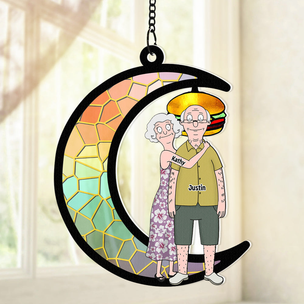 Personalized Gifts For Couple Suncatcher Ornament 01OHDT070225HG-Homacus