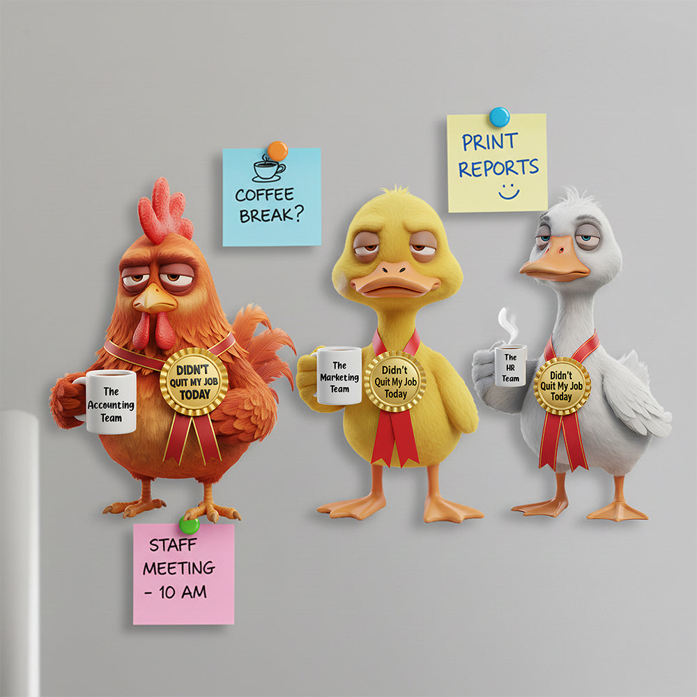 Committed Coworker Fridge Magnet Personalized Gifts For Coworkers 03NADT171125-Homacus