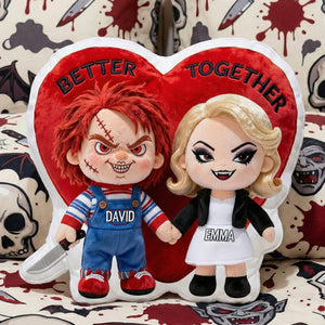 Gothic Doll Couple Pillow - Personalized Gifts For Couples 05OHLU111225-Homacus