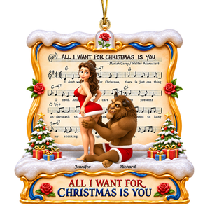 Naughty Couple Forever Love Song Acrylic Ornament - Personalized Christmas Gifts For Couples 08ohqn271026-Homacus