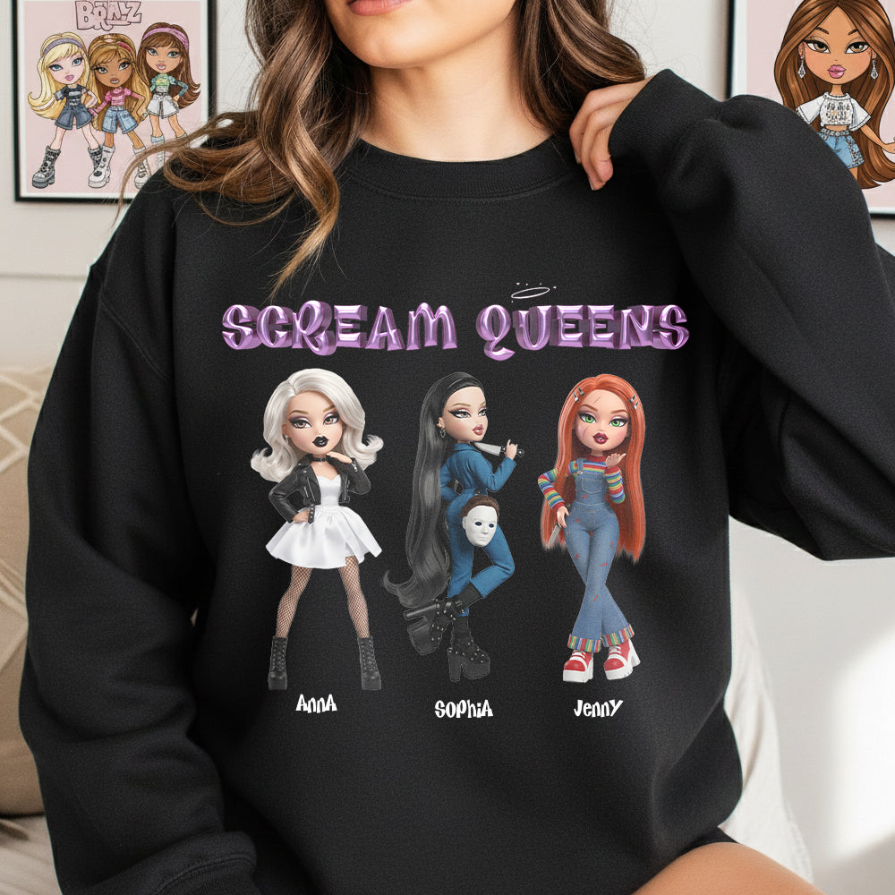 Slay Baddie Shirt, Personalized Gifts For Friends Horror Fans 04qhtn090925-Homacus