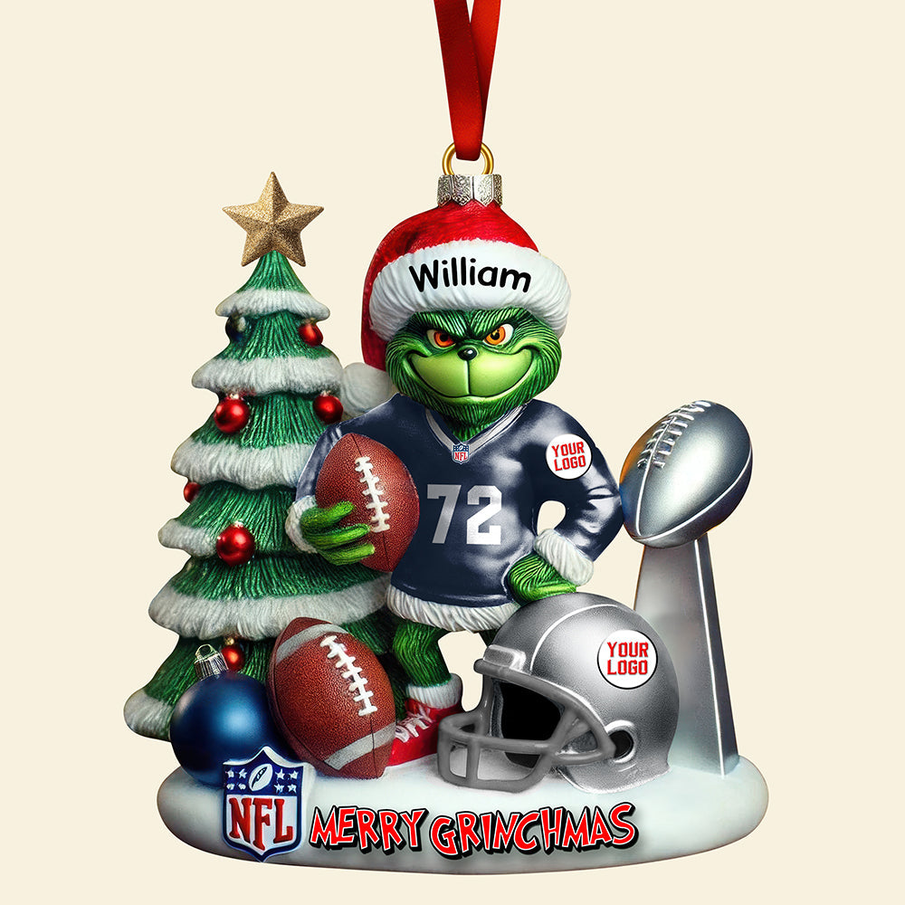 Merry Touchdown Christmas Ornament Personalized Gifts For Fans 01QNQN081025-Homacus