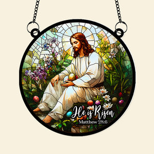 Jesus Easter's Day Gifts Suncatcher Ornament 02XQLU060125 Easter Gifts-Homacus