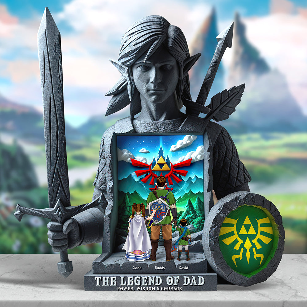 The Legend Of Dad Acrylic Plaque Personalized Gifts For Dad 02QHQN280425HG-Homacus