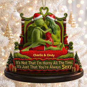 Playful Couple Acrylic Ornament - Personalized Christmas Gifts For Couple 01ohdt150926