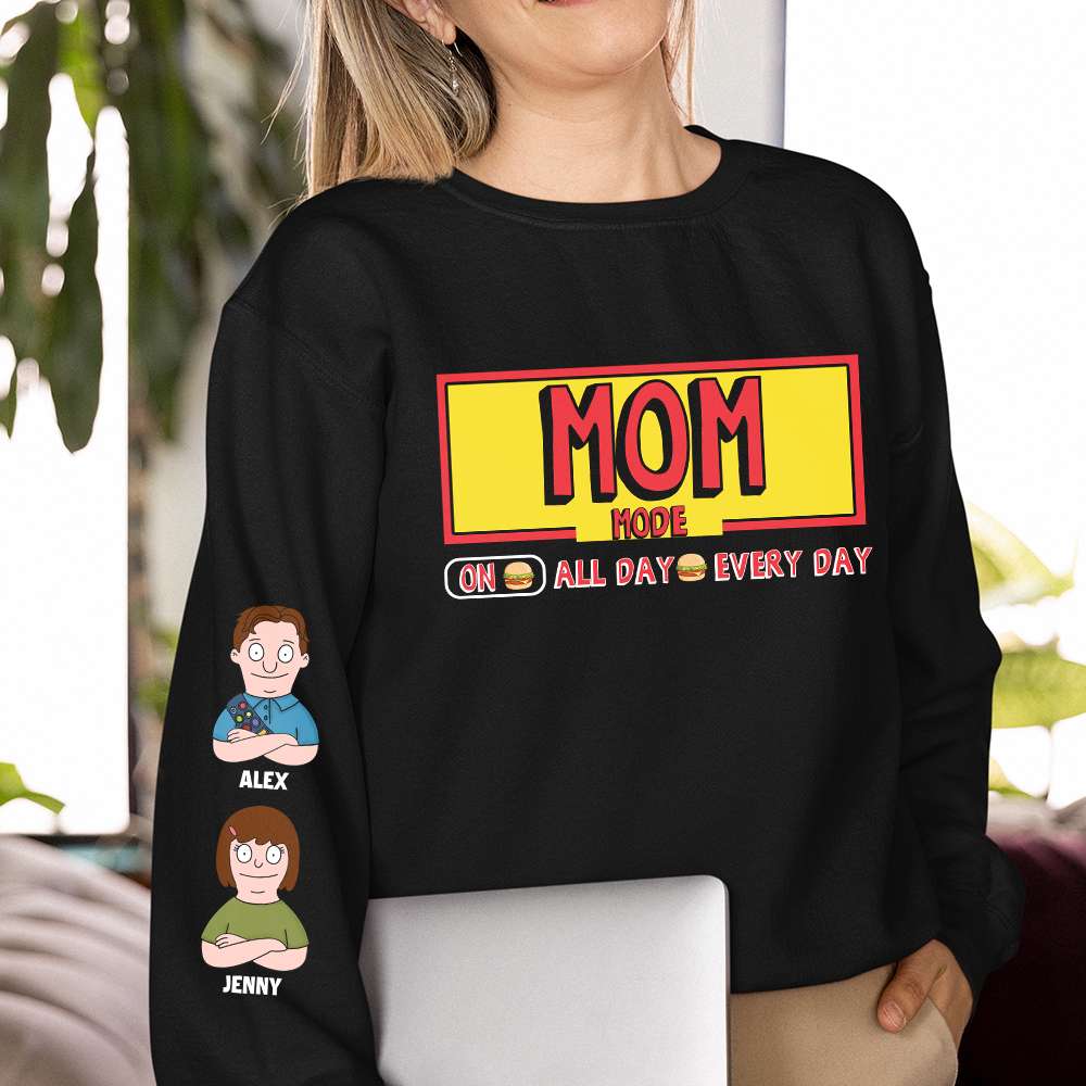 Personalized Gifts For Mom Shirt Mother's Day Mom Mode 03TOMH130325HG-Homacus