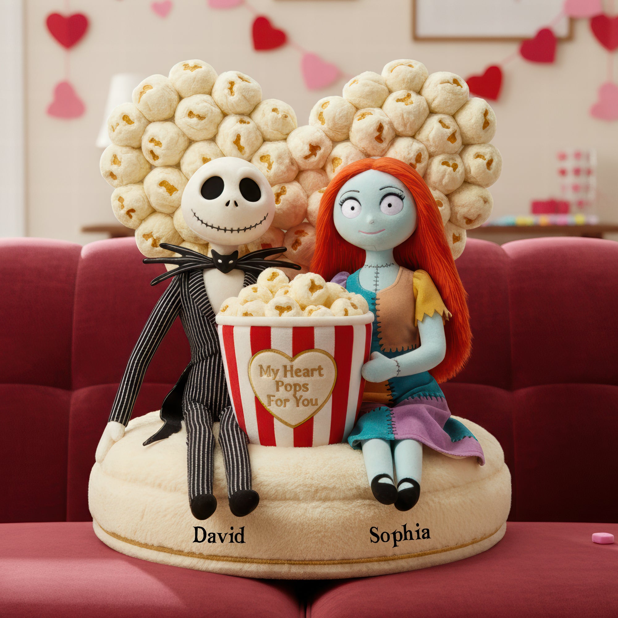 Popping Couple Pillow - Personalized Gifts For Couple 01paqn011225-Homacus