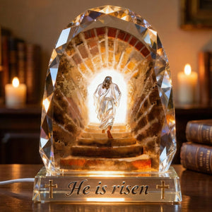 Jesus Christ Step Out The Tomb Acrylic Light Box - Easter Gifts For Christians 04QHQN050326-Homacus