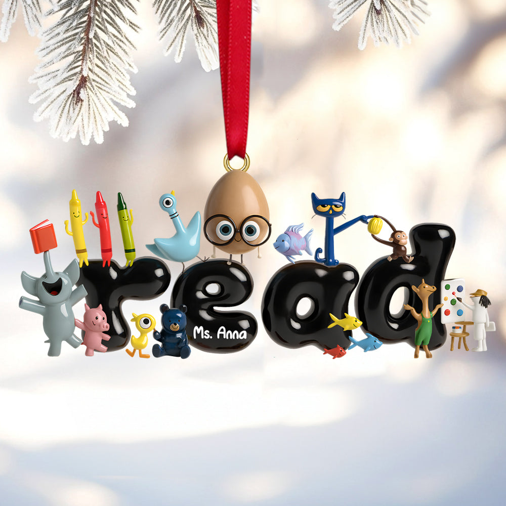 Teacher Christmas Ornament Personalized Gifts For Christmas 04natn061125-Homacus