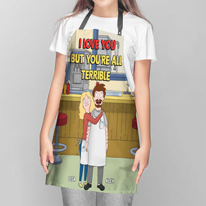 Personalized Gifts For Couple Aprons 01OHMH241224HG-Homacus