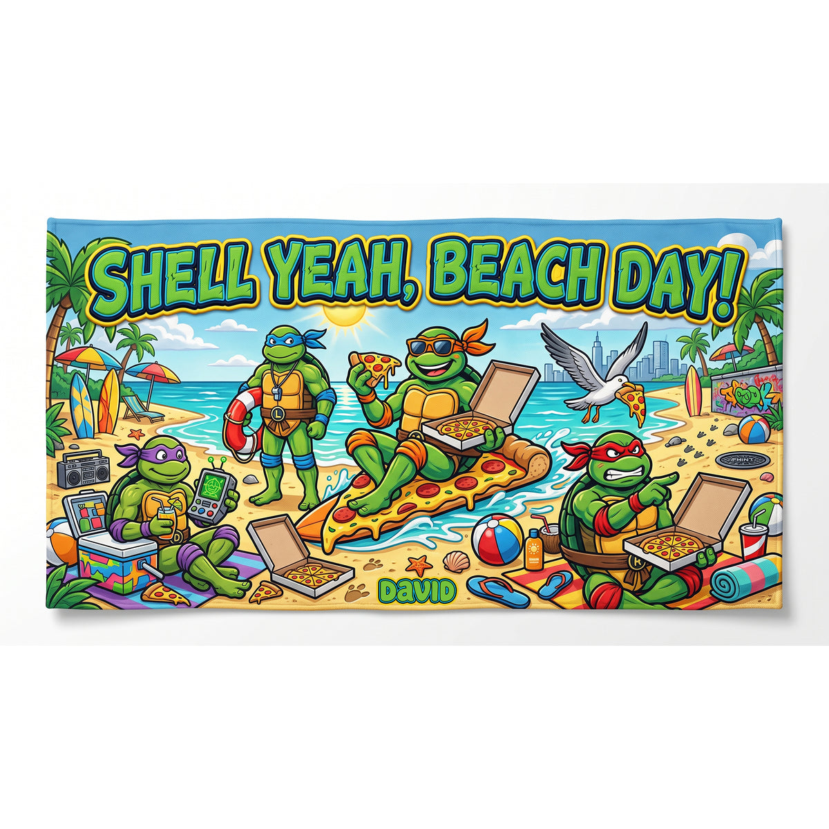 Shell Yeah, Beach Day Beach Towel - Personalized Gifts 04tyqn160726-Homacus