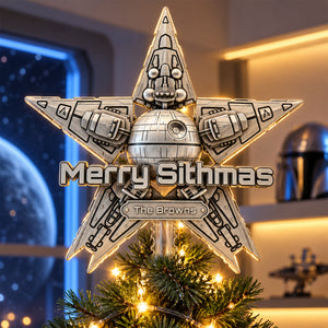 Cosmic Acrylic Christmas Tree Topper - Personalized Gifts 08HULU011026