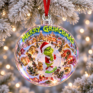 Tiny Christmas Town Ornament, Personalized Gifts 06QHDH260926-Homacus
