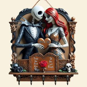 Couple Wood Key Hanger - Personalized Gifts For Couple 03tgpu290525-Homacus